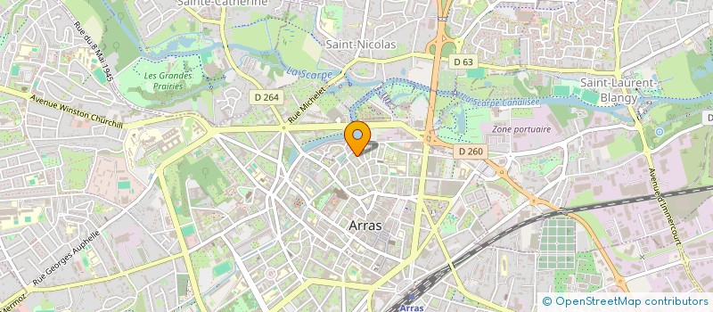 localisation de l'entreprise EN VIE à ARRAS