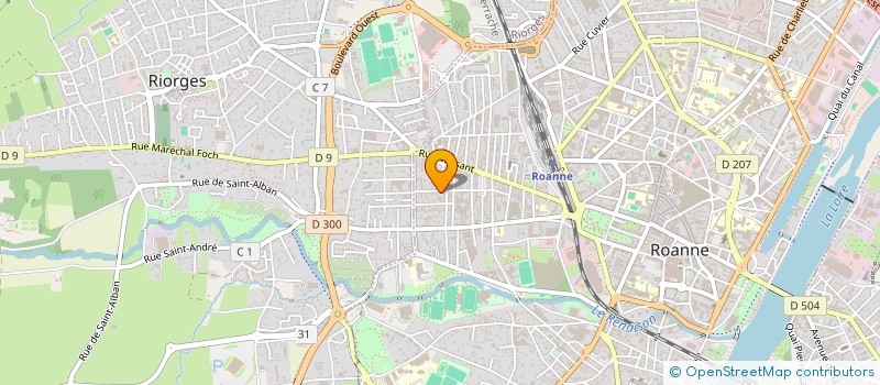 localisation de l'entreprise EN VIE-DE GRENIER à ROANNE
