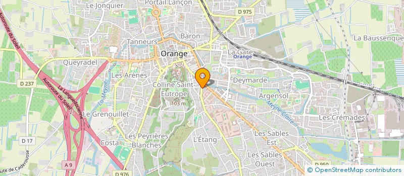 localisation de l'entreprise EN VIE DE PILATES  ORANGE