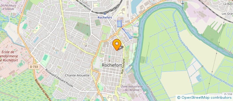 localisation de l'entreprise EN VILLE DECOR  ROCHEFORT