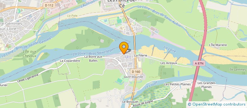 localisation de l'entreprise EN VIVANT, EN ECRIVANT à LES PONTS-DE-CE