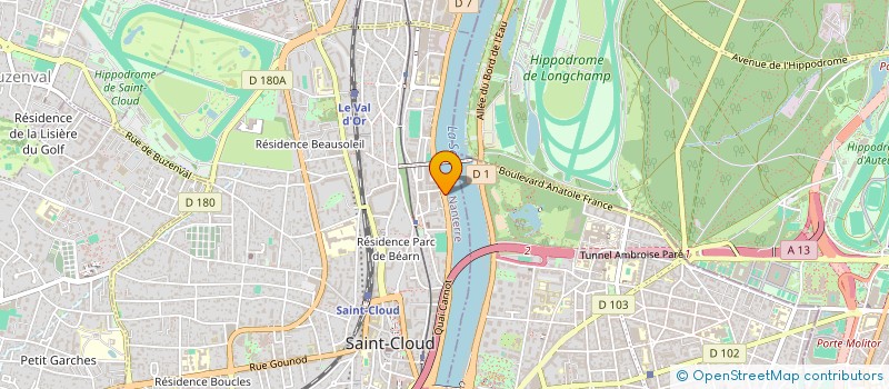 localisation de l'entreprise EN VOGUE à SAINT CLOUD