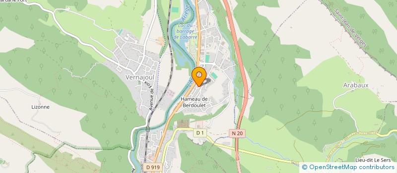 localisation de l'entreprise EN VOL ASSOC SPORTIVE DE TRAPEZE VOLANT à FOIX
