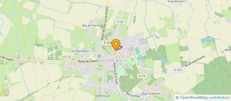 localisation de l'entreprise EN VOUS TEMPS  PIERRE-DE-BRESSE