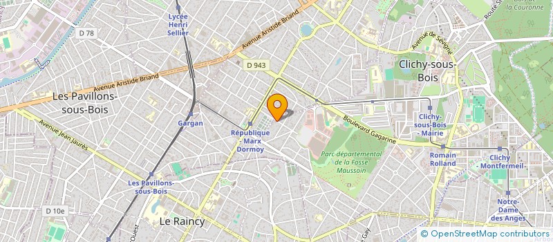 localisation de l'entreprise EN VOYAGE AVEC MADAME HAMSTER à CLICHY-SOUS-BOIS