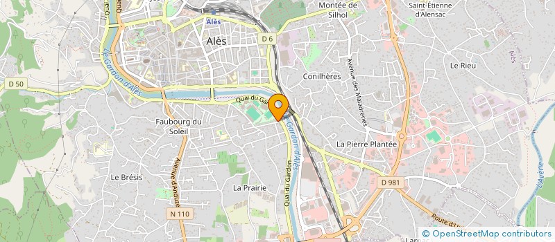 localisation de l'entreprise EN2HORS  ALES