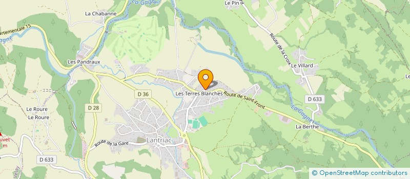 localisation de l'entreprise EN43  LANTRIAC