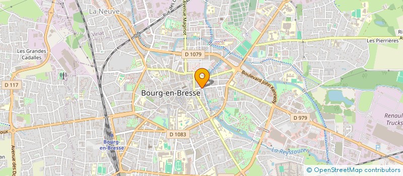 localisation de l'entreprise ENA à BOURG-EN-BRESSE