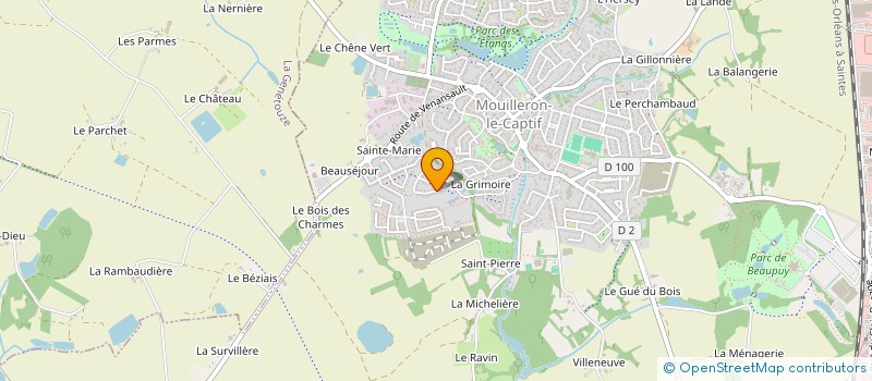 localisation de l'entreprise ENA  MOUILLERON-LE-CAPTIF