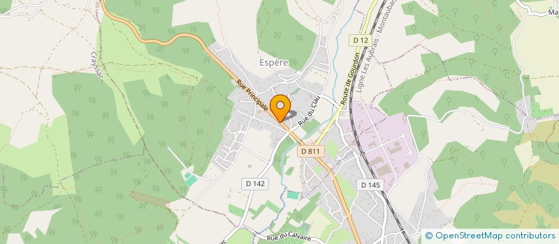 localisation de l'entreprise ENA  ESPERE