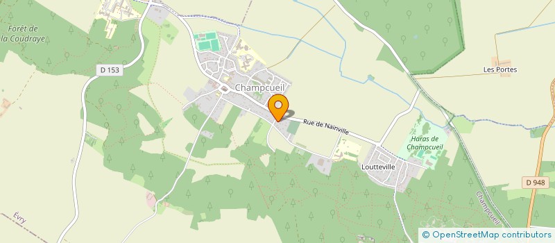 localisation de l'entreprise ENA AUTO  LE COUDRAY-MONTCEAUX