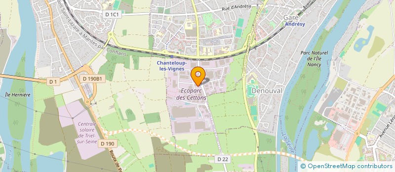 localisation de l'entreprise ENA CONSEILS  CHANTELOUP-LES-VIGNES