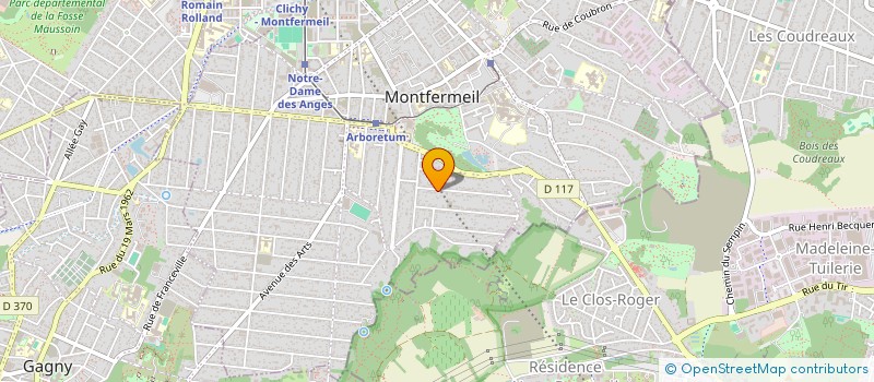 localisation de l'entreprise ENA-ELEC 28  MONTFERMEIL