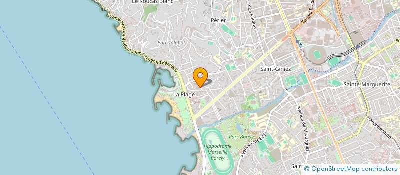 localisation de l'entreprise ENA FORMA  MARSEILLE