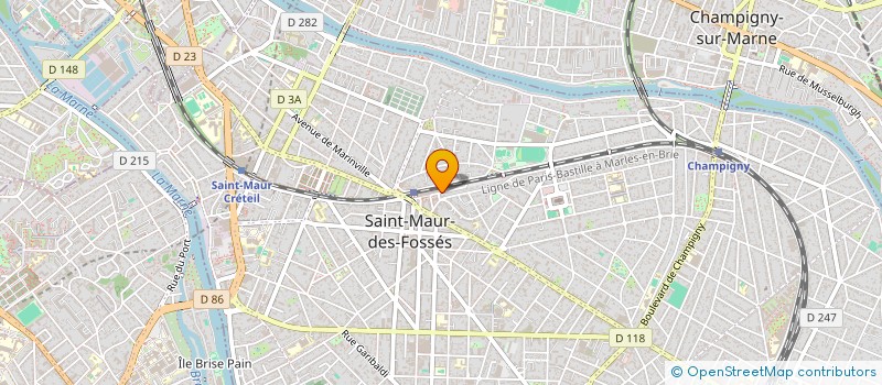 localisation de l'entreprise ENA SOLUTIONS à SAINT-MAUR-DES-FOSSES