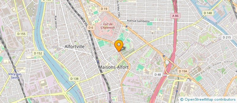 localisation de l'entreprise ENA TRANSPORTS  MAISONS-ALFORT