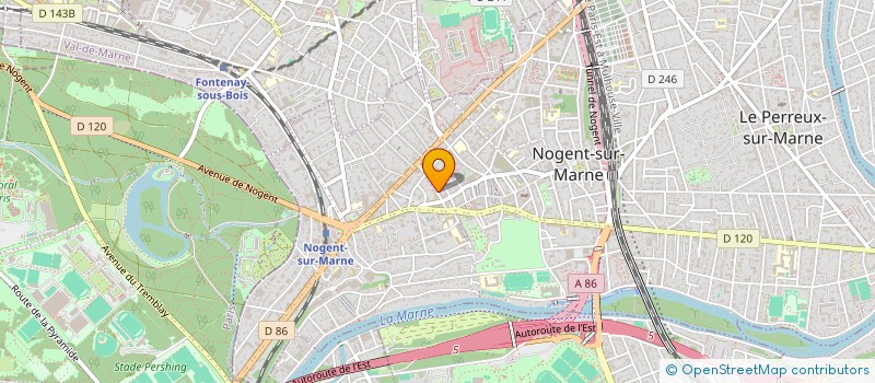 localisation de l'entreprise ENA2R à NOGENT-SUR-MARNE
