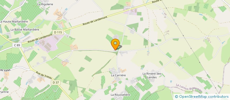 localisation de l'entreprise ENABLE AUTOMATION  LE LOROUX-BOTTEREAU