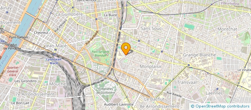 localisation de l'entreprise ENACORPS  LYON