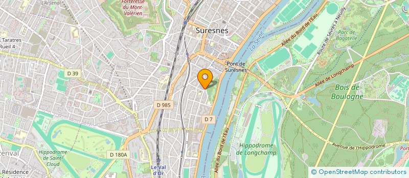 localisation de l'entreprise ENACTINE à SURESNES