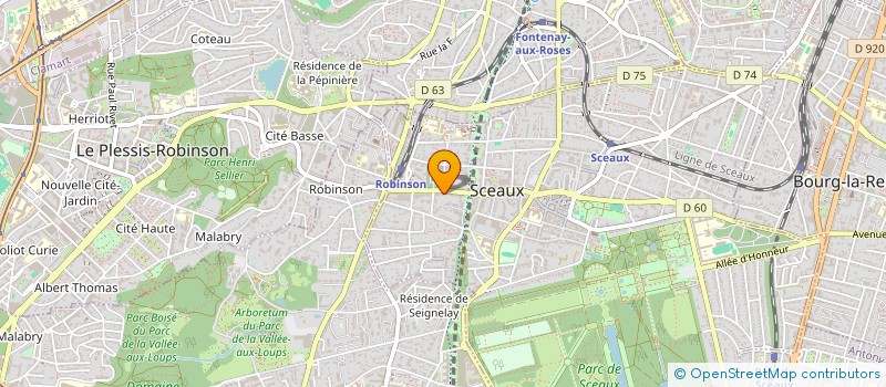 localisation de l'entreprise ENACTION CONSEIL à SCEAUX