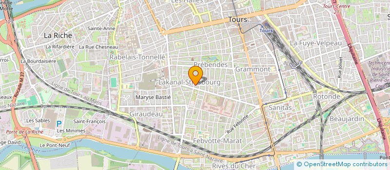 localisation de l'entreprise ENAE  TOURS