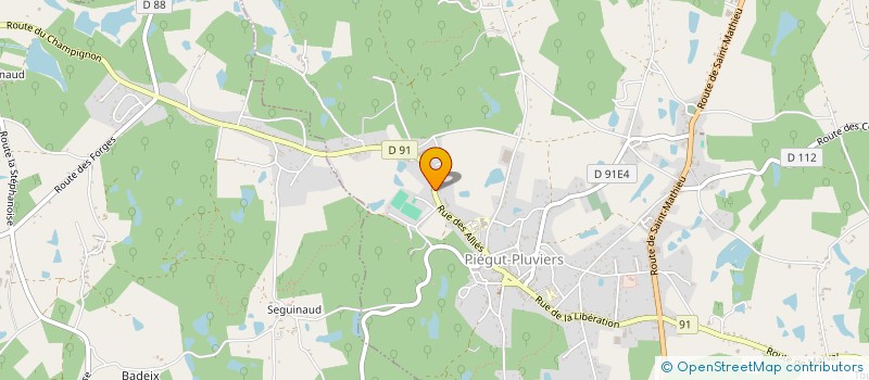 localisation de l'entreprise ENAEL  PIEGUT-PLUVIERS