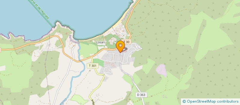 localisation de l'entreprise ENAELIE à BELGODERE