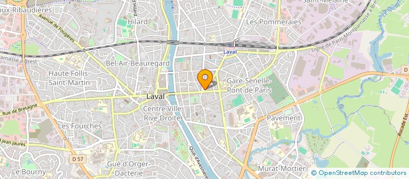 localisation de l'entreprise ENAF CONSULTING à LAVAL