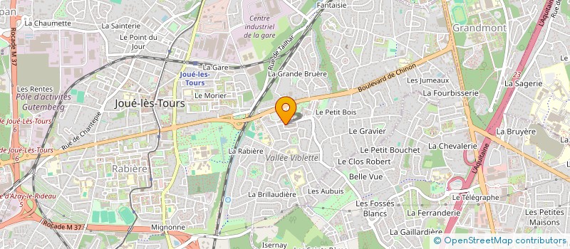 localisation de l'entreprise ENAGLOIS à JOUE-LES-TOURS