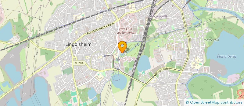 localisation de l'entreprise ENAH- ECOLE NATIONALE DE L'AUMONERIE HOSPITALIERE  OSTWALD