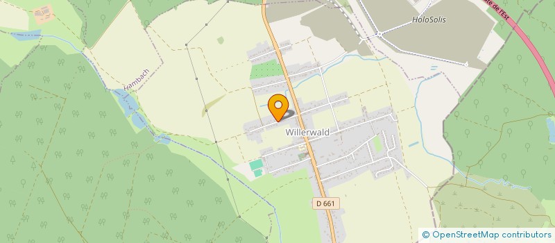 localisation de l'entreprise ENAHYL FINANCE  WILLERWALD