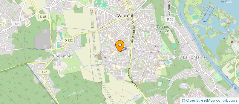 localisation de l'entreprise ENAIRGIA CONSEILS  VAUREAL