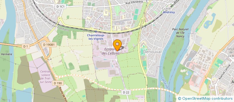 localisation de l'entreprise ENAIRGIES à CHANTELOUP-LES-VIGNES