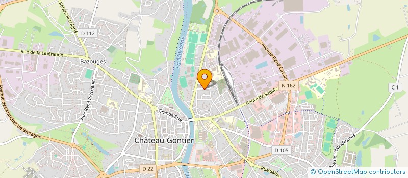 localisation de l'entreprise ENAIS  CHATEAU-GONTIER-SUR-MAYENNE