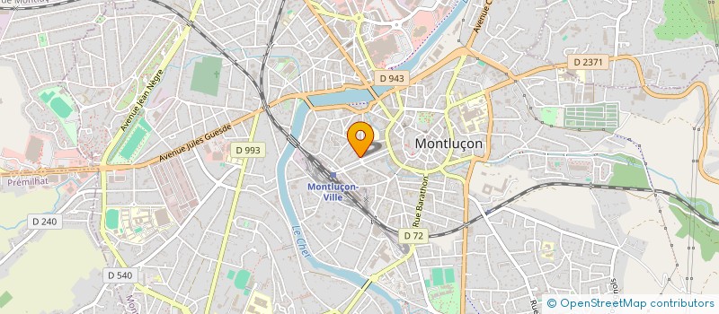 localisation de l'entreprise ENAL à MONTLUCON