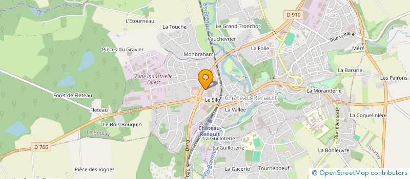 localisation de l'entreprise ENALDY à CHATEAU-RENAULT