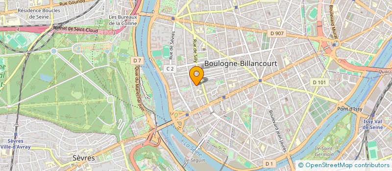 localisation de l'entreprise ENALI SAS à BOULOGNE-BILLANCOURT