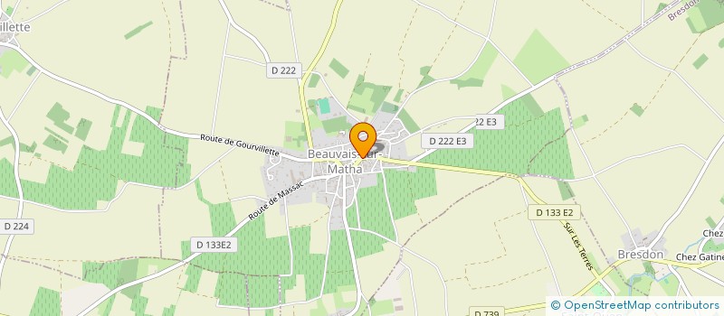 localisation de l'entreprise ENALIS  BEAUVAIS-SUR-MATHA