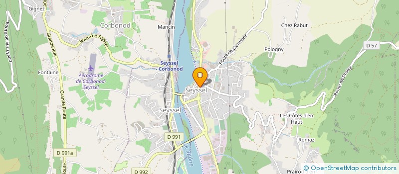 localisation de l'entreprise ENALP  ARGONAY