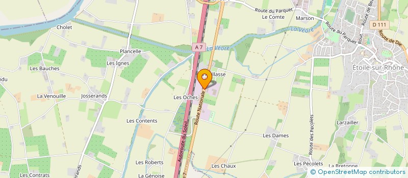 localisation de l'entreprise ENALSA à ETOILE-SUR-RHONE