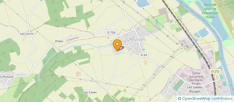 localisation de l'entreprise ENAM  ROUSSON