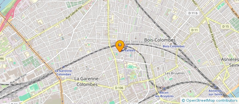 localisation de l'entreprise ENAM IMMO à LA GARENNE-COLOMBES