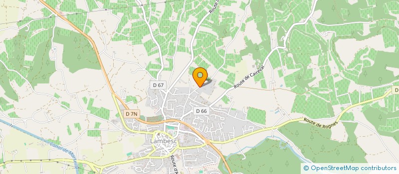 localisation de l'entreprise ENAMEL  LAMBESC