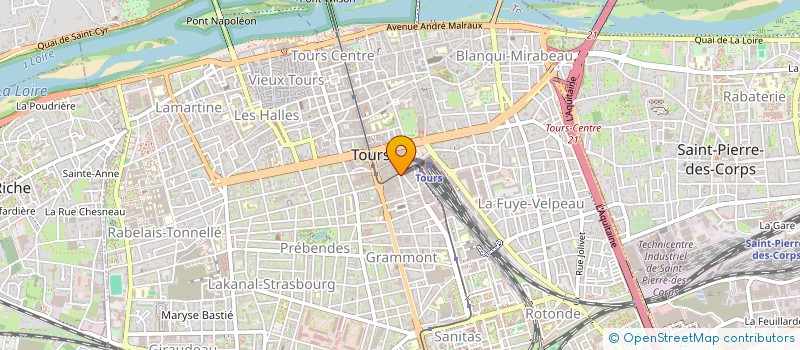 localisation de l'entreprise ENAMEL  TOURS
