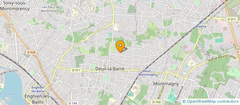 localisation de l'entreprise ENAMS  DEUIL-LA-BARRE