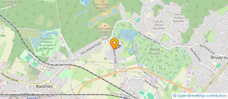 localisation de l'entreprise ENAOS IMMO  BEUVRAGES