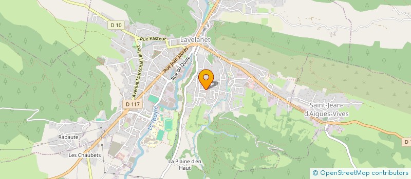 localisation de l'entreprise ENAR à LAVELANET