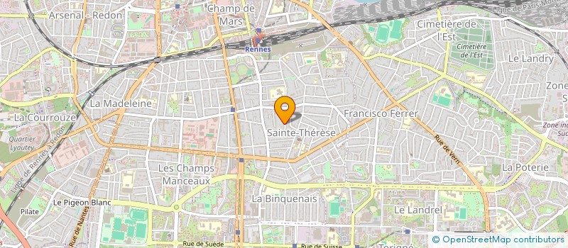 localisation de l'entreprise ENARD INVESTISSEMENTS à RENNES