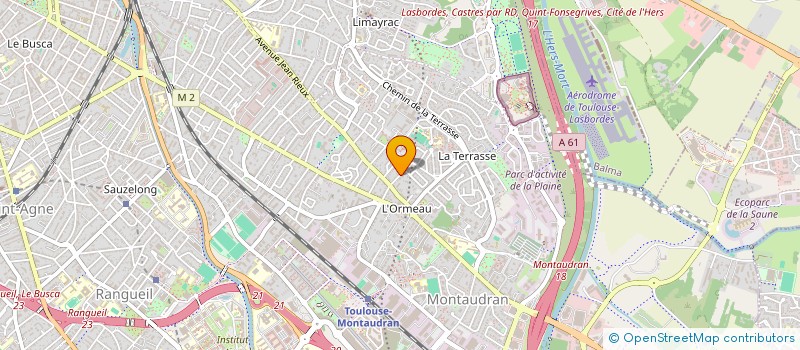 localisation de l'entreprise ENARI  TOULOUSE